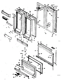 Door Parts parts for Kenmore Refrigerator 106.6667860 (1066667860, 106 6667860) from AppliancePartsPros.com