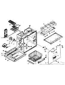 Freezer Section Parts parts for Kenmore Refrigerator 106.6668130 (1066668130, 106 6668130) from AppliancePartsPros.com