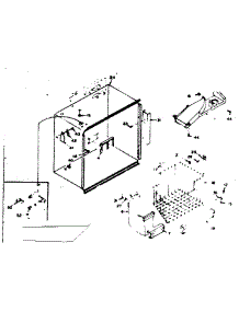 Freezer Section Parts parts for Kenmore Refrigerator 106.6668615 (1066668615, 106 6668615) from AppliancePartsPros.com