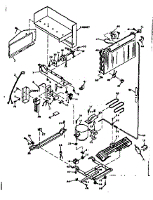 Unit Parts parts for Kenmore Refrigerator 106.6668800 (1066668800, 106 6668800) from AppliancePartsPros.com