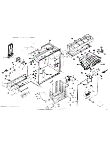 Freezer Section Parts parts for Kenmore Refrigerator 106.6668802 (1066668802, 106 6668802) from AppliancePartsPros.com
