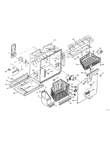Freezer Section Parts parts for Kenmore Refrigerator 106.6668803 (1066668803, 106 6668803) from AppliancePartsPros.com