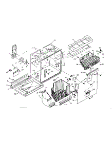 Freezer Section Parts parts for Kenmore Refrigerator 106.6668824 (1066668824, 106 6668824) from AppliancePartsPros.com