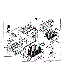 Freezer Section Parts parts for Kenmore Refrigerator 106.6668860 (1066668860, 106 6668860) from AppliancePartsPros.com
