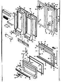Door Parts parts for Kenmore Refrigerator 106.6668860 (1066668860, 106 6668860) from AppliancePartsPros.com