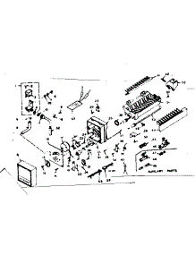 Icemaker Parts parts for Kenmore Refrigerator 106.6669361 (1066669361, 106 6669361) from AppliancePartsPros.com