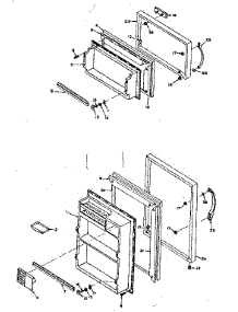 Door Parts parts for Kenmore Refrigerator 106.6672202 (1066672202, 106 6672202) from AppliancePartsPros.com