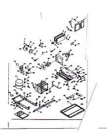 Unit Parts parts for Kenmore Refrigerator 106.6672202 (1066672202, 106 6672202) from AppliancePartsPros.com