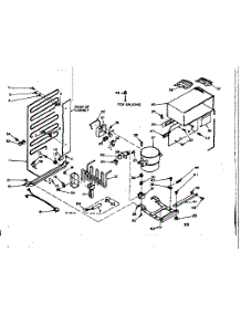 Unit Parts parts for Kenmore Refrigerator 106.6673301 (1066673301, 106 6673301) from AppliancePartsPros.com