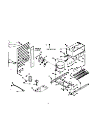 Unit Parts parts for Kenmore Refrigerator 106.6673430 (1066673430, 106 6673430) from AppliancePartsPros.com