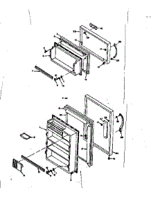 Door Parts parts for Kenmore Refrigerator 106.6674410 (1066674410, 106 6674410) from AppliancePartsPros.com