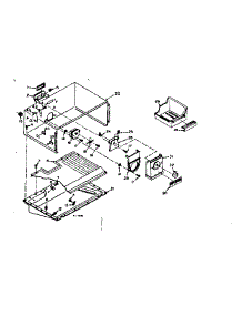 Freezer Section Parts parts for Kenmore Refrigerator 106.6674410 (1066674410, 106 6674410) from AppliancePartsPros.com