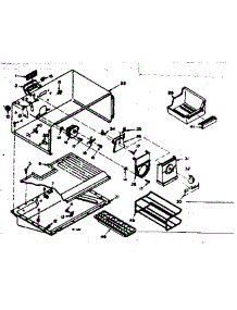 Freezer Section Parts parts for Kenmore Refrigerator 106.6674421 (1066674421, 106 6674421) from AppliancePartsPros.com