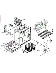 Freezer Section Parts parts for Kenmore Refrigerator 106.6675231 (1066675231, 106 6675231) from AppliancePartsPros.com