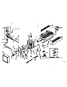 Icemaker Parts parts for Kenmore Refrigerator 106.6675431 (1066675431, 106 6675431) from AppliancePartsPros.com