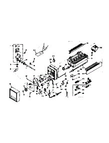 Ice Maker Parts parts for Kenmore Refrigerator 106.6676110 (1066676110, 106 6676110) from AppliancePartsPros.com