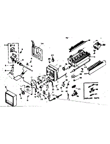 Ice Maker Parts parts for Kenmore Refrigerator 106.6676231 (1066676231, 106 6676231) from AppliancePartsPros.com