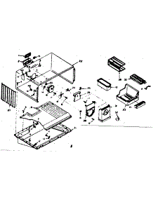 Freezer Section Parts parts for Kenmore Refrigerator 106.6676431 (1066676431, 106 6676431) from AppliancePartsPros.com