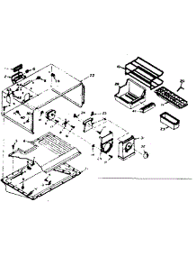Freezer Section Parts parts for Kenmore Refrigerator 106.6676521 (1066676521, 106 6676521) from AppliancePartsPros.com
