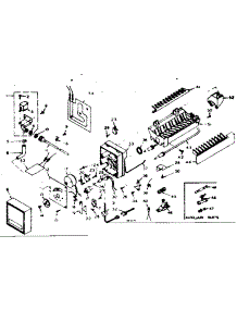 Ice Maker Parts parts for Kenmore Refrigerator 106.6676531 (1066676531, 106 6676531) from AppliancePartsPros.com