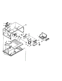 Freezer Section Parts parts for Kenmore Refrigerator 106.6676600 (1066676600, 106 6676600) from AppliancePartsPros.com