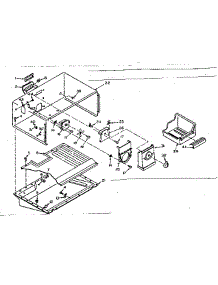 Freezer Section Parts parts for Kenmore Refrigerator 106.6676613 (1066676613, 106 6676613) from AppliancePartsPros.com
