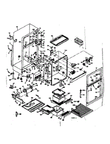 Refrigerator Cabinet Parts parts for Kenmore Refrigerator 106.6676650 (1066676650, 106 6676650) from AppliancePartsPros.com