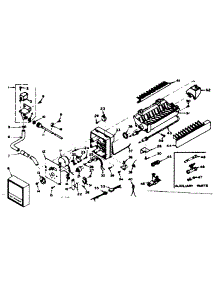 Icemaker Parts parts for Kenmore Refrigerator 106.6677431 (1066677431, 106 6677431) from AppliancePartsPros.com