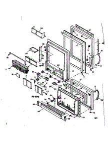 Door Parts parts for Kenmore Refrigerator 106.6677621 (1066677621, 106 6677621) from AppliancePartsPros.com