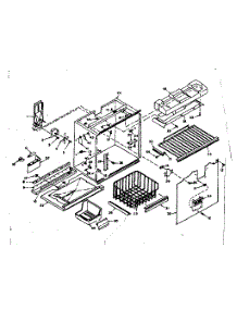 Freezer Section parts for Kenmore Refrigerator 106.6677632 (1066677632, 106 6677632) from AppliancePartsPros.com