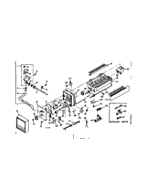 Icemaker parts for Kenmore Refrigerator 106.6677800 (1066677800, 106 6677800) from AppliancePartsPros.com