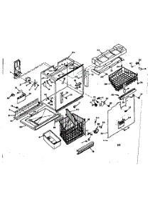 Freezer Section Parts parts for Kenmore Refrigerator 106.6677800 (1066677800, 106 6677800) from AppliancePartsPros.com