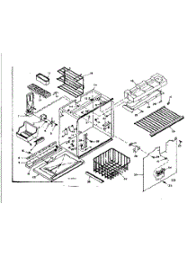 Freezer Section parts for Kenmore Refrigerator 106.6678401 (1066678401, 106 6678401) from AppliancePartsPros.com