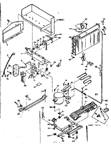 Unit parts for Kenmore Refrigerator 106.6678411 (1066678411, 106 6678411) from AppliancePartsPros.com