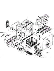 Freezer Section Parts parts for Kenmore Refrigerator 106.6678671 (1066678671, 106 6678671) from AppliancePartsPros.com