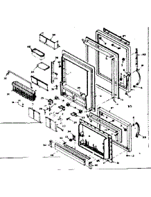 Door Parts parts for Kenmore Refrigerator 106.6678691 (1066678691, 106 6678691) from AppliancePartsPros.com