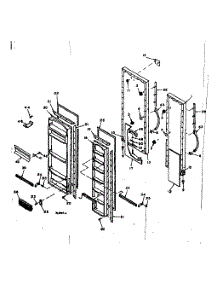 Door Parts parts for Kenmore Refrigerator 106.6679022 (1066679022, 106 6679022) from AppliancePartsPros.com