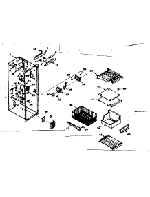 Freezer Section Parts parts for Kenmore Refrigerator 106.6679320 (1066679320, 106 6679320) from AppliancePartsPros.com