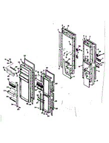 Door Parts parts for Kenmore Refrigerator 106.6679842 (1066679842, 106 6679842) from AppliancePartsPros.com