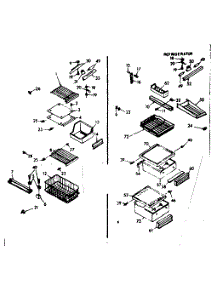 Liner Parts parts for Kenmore Refrigerator 106.6680240 (1066680240, 106 6680240) from AppliancePartsPros.com