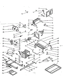 Unit Parts parts for Kenmore Refrigerator 106.6680640 (1066680640, 106 6680640) from AppliancePartsPros.com
