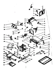 Unit Parts parts for Kenmore Refrigerator 106.6680722 (1066680722, 106 6680722) from AppliancePartsPros.com