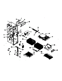 Freezer Section Parts parts for Kenmore Refrigerator 106.6680740 (1066680740, 106 6680740) from AppliancePartsPros.com