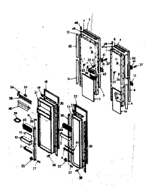 Door Parts parts for Kenmore Refrigerator 106.6680740 (1066680740, 106 6680740) from AppliancePartsPros.com