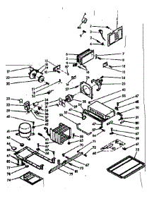 Unit Parts parts for Kenmore Refrigerator 106.6680820 (1066680820, 106 6680820) from AppliancePartsPros.com
