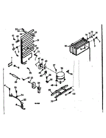 Unit Parts parts for Kenmore Refrigerator 106.6681034 (1066681034, 106 6681034) from AppliancePartsPros.com