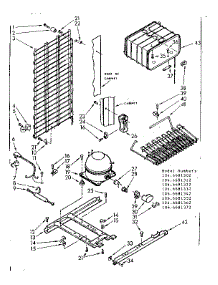 Unit Parts parts for Kenmore Refrigerator 106.6681312 (1066681312, 106 6681312) from AppliancePartsPros.com