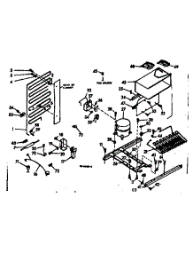 Unit Parts parts for Kenmore Refrigerator 106.6682372 (1066682372, 106 6682372) from AppliancePartsPros.com