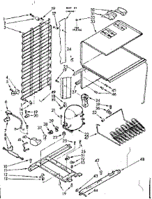 Unit Parts parts for Kenmore Refrigerator 106.6683143 (1066683143, 106 6683143) from AppliancePartsPros.com