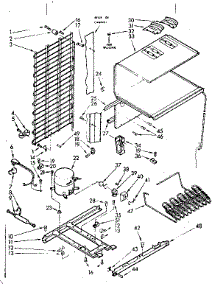 Unit Parts parts for Kenmore Refrigerator 106.6683161 (1066683161, 106 6683161) from AppliancePartsPros.com